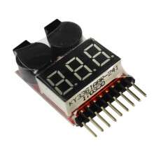 Batterijspanningsmeter met laagspanningsalarm (cadeau): Batterijspanningsmeter