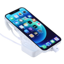 S15 Bekervormige antidiefstalstandaard voor mobiele telefoons met touchscreenalarm, 8-pins interface, compatibel met Apple-apparaten. Cadeau: S15 8-p