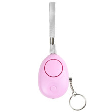 Sleutelverliesbeveiliging van 120 dB, anti-diefstalalarm met ledlampje (roze) Cadeau: roze