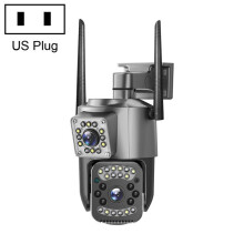 V380 Pro 2MP PTZ-camera met dubbele camera en wifi-bewaking in hoge resolutie (Amerikaanse standaard) Inclusief: Amerikaanse stekker