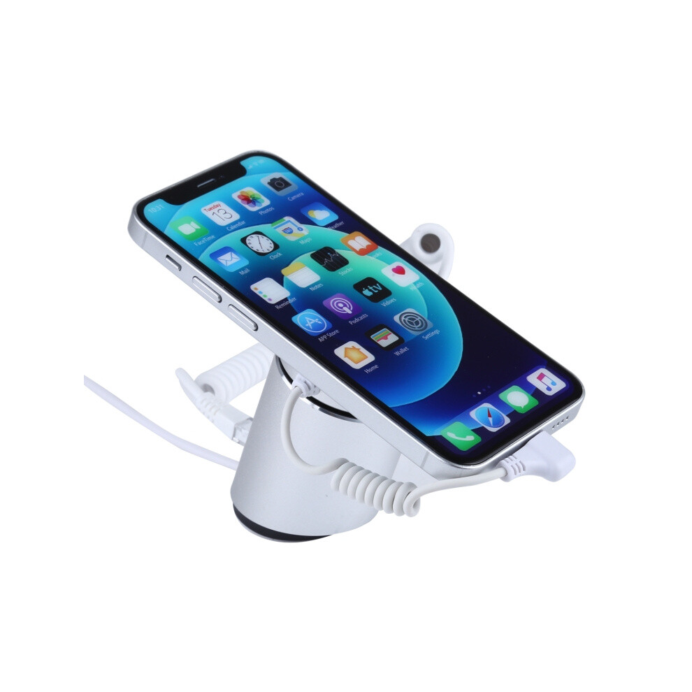 A21 Aluminum Shell Cylindrical Magnetic Anti-Theft Mobile Phone Display Stand/Alarm, 8-Pin Interface Compatible Apple Devices Gifts:cylindrical 8 Pin 9072918079882