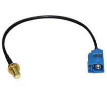 Car Gps Adapter Cable (Blue) Gifts:Fakra C Male to RP-SMA Female