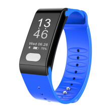 TLW T6 Smart-Armband mit 0,96" OLED-Display, EKG-, Herzfrequenz- und Blutdruckmessung; unterstützt Herzfrequenz-/Blutdruck-/Schlafüberwachung (Co