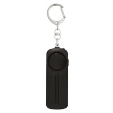 AF-9400 130 dB Persoonlijk Alarm Trekring Dames Anti-Wolf Alarm Sleutelhanger (Zwart) Cadeaus: zwart