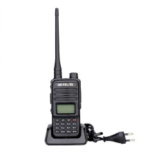 Retevis RT85 Euroband 136.000-174.000 MHz + 400.000-470.000 MHz 200-kanaals dual-band digitale portofoon (zwart) Cadeau: RT85 EU-frequentie