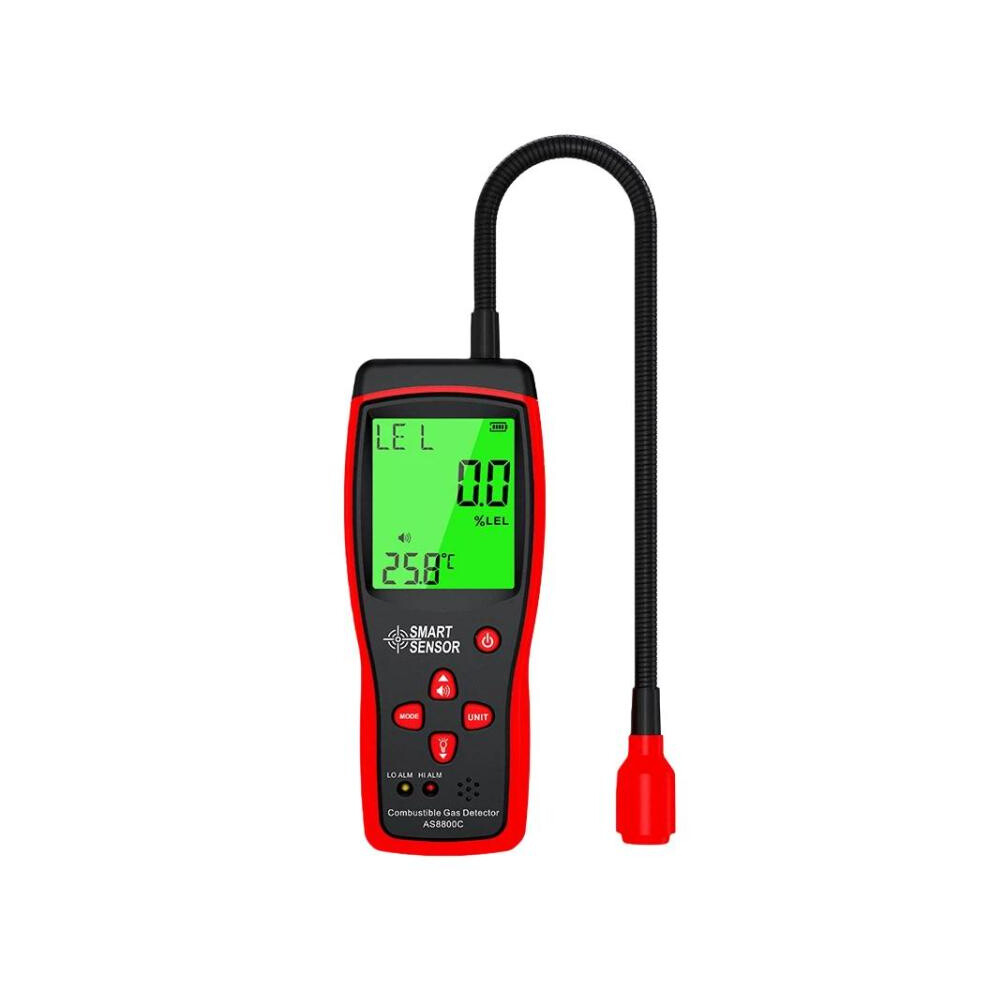 Hima As8800c Portable Digital Display Combustible Gas Detector, High-Precision Alarm Gas Leak Detector Gifts:as8800c 9072918083087