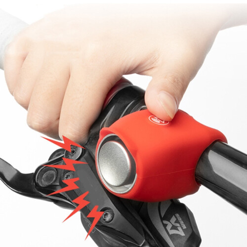 Sonnette de vélo/klaxon VTT 120 décibels (rouge) Cadeaux : vert 2