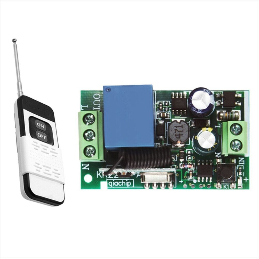 433Mhz Wireless Remote Control Switch For Lights, Fans - 110V/220V, 10 7893843347127