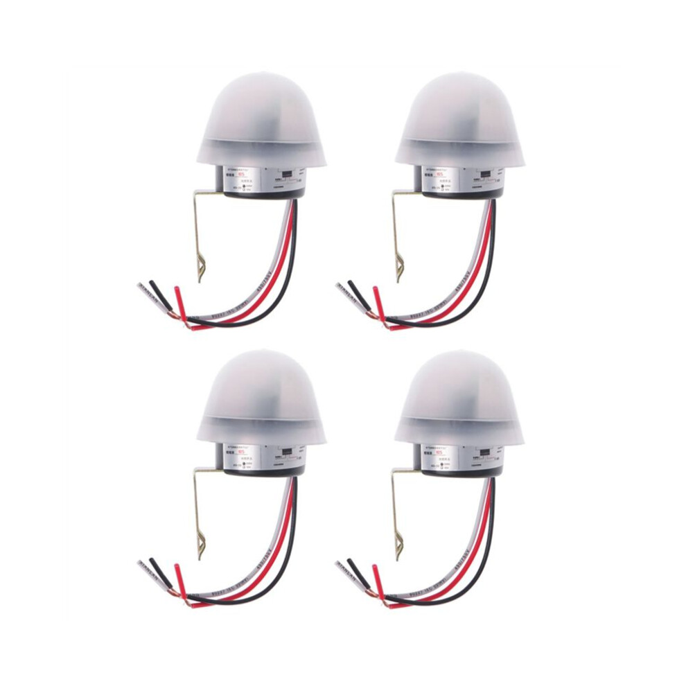 4X Automatic Auto On Off Photocell Street Light Lamp Switch C Ac 220V 8336024888075
