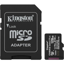 Kingston Canvas Select Plus MicroSD 128GB Gen3 C10 U1 A1 with Adapter