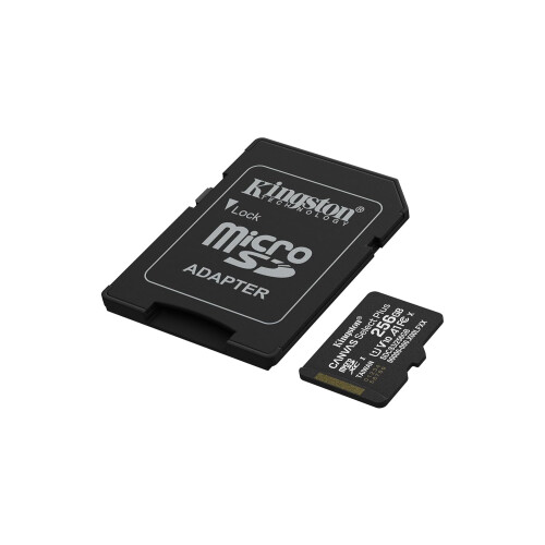 Kingston Kingston Canvas Select Plus MicroSD 256GB Gen3 C10 U1 A1 with Adapter 1