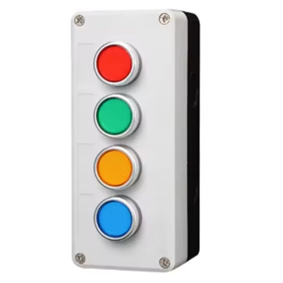 Self-Reset Momentary Waterproof Button Box Switch Emergency Stop Indus 8961365246941