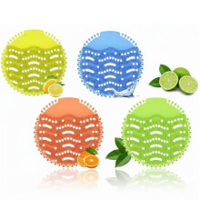 20 Pack Urinal Screen Deodorizer Mats, Long Bristle Anti- & Odour Neutraliser for Bathrooms, Urinal Blocks