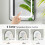 51x80 Bathroom Mirror Cabinet with Led Lights 3