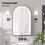 51x80 Bathroom Mirror Cabinet with Led Lights 6