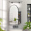 51x80 Bathroom Mirror Cabinet with Led Lights 1