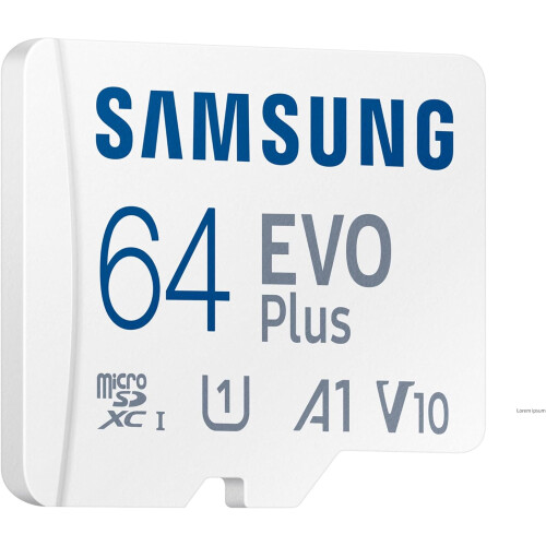 Samsung Samsung EVO Plus MicroSD 64GB 160MB/s con adaptador Versión APC 2