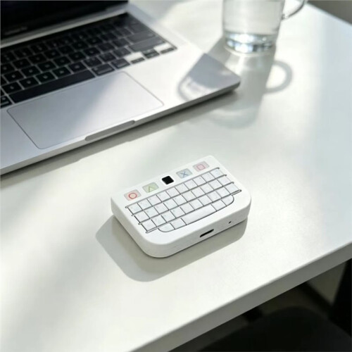 USB Dual Mode  QWERTY Keyboard Wireless Keypad for PC Laptop Phone Tablet 1
