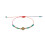 Women’s Beaded Bracelet with Flower Charm Adjustable Fit 2