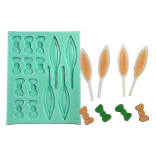 Diy Rabbit Ears Bow Silicone Molds Comptiable With Cake Decor Chocolate Fondant Mold Sports Racing Cars Soap Mould Clay Baking Tools Edition 0619
