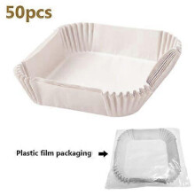 Square Air Fryer Disposable Paper Liner Non-Stick Baking Paper Liners WaterProof Edition 0619