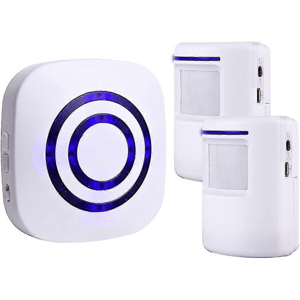 Motion Sensor Alarm System, Wireless Home Security Driveway Alarm Indoor,Pir Motion Detector Alert Edition 0620 6913222359112