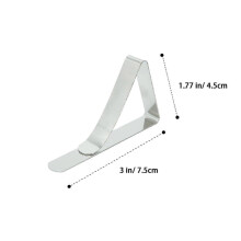 30pcs Stainless Steel Tablecloth Clip Extended Outdoor Windproof Clip (XIATIAN) Edition 0620