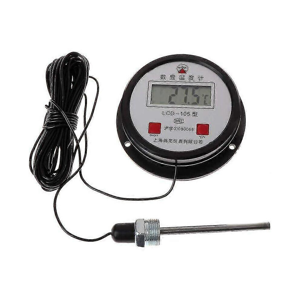High Temp Industrial Digital Thermometer with 10m Stainless Probe Edition 0620