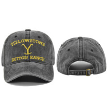 (Black) Color Yellowstone Solid Baseball Duckbill Caps With Breath Style Fashion Holes