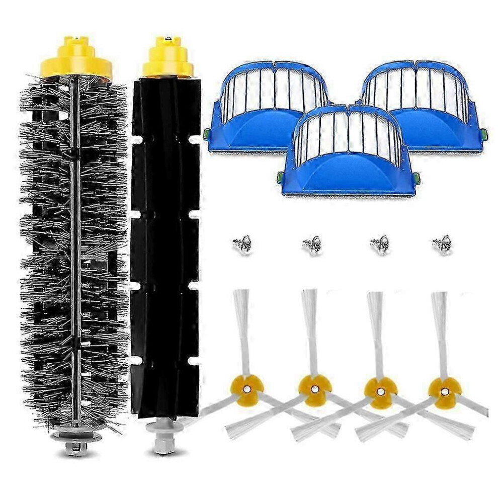 Replacement Parts Roller Brush Side Brush Hepa Filter Copatible For Irobot Roomba 630 650 760 Vaccum Edition 0620 6913222360415