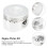 52.4mm 4-Stroke Piston Ring Set 110cc 11