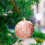 Blue Sequin Glitter Christmas Tree Ball Ornament 3.15 Inch 6