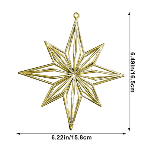 Christmas tree hanging ball ornaments black irregular 6 pcs 2
