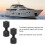 Black Aluminium 2 Hole Connector Pins Set 6