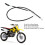 Pit Bike Clutch Cable 90-140cc 4-Stroke Black 10