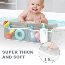 Bath Kneeler and Elbow Rest Pad Set , Baby Bath Kneeler Pads, Anti-Slip Cozy Knee & Arm Support Bathtub Mat Gray