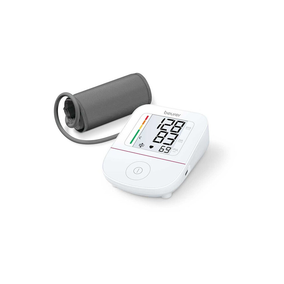 Beurer BM 23 Classic Upper Arm Blood Pressure Monitor Arrhythmia Detection | Scan & Save to Health Manager Pro App | Colour Risk Scale
