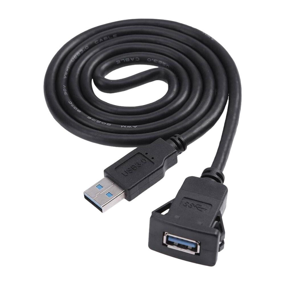 Usb 3.0 A Male To A Female Flush Mount Adapter 9107258675927