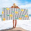 Serviette de plage en microfibre anti-sable à séchage rapide 68,5 x 150 cm 2