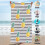 Serviette de plage en microfibre anti-sable à séchage rapide 68,5 x 150 cm 7