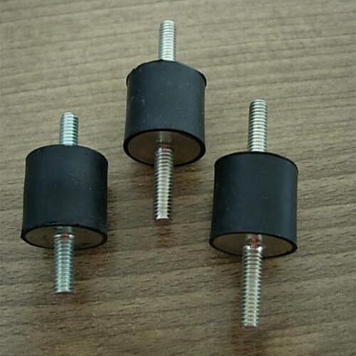 Rubber Vibration Isolator Mount for Air Compressor 4 pcs 1