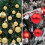 Christmas Ball Decorations Gold Silver Pink 4cm 8