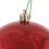Christmas Ornament Ball Red Shiny Shatterproof 6 Pack 3.2 4