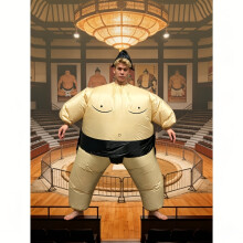 Conjunto de disfraz inflable para adulto de luchador de sumo