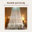 Round Dome Mosquito Net Canopy with Ceiling Hook for Twin 6