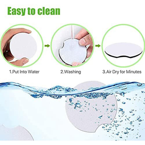 Sublimation Car Coasters Blanks 50 pcs 1