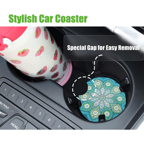 Sublimation Car Coasters Blanks 50 pcs 2