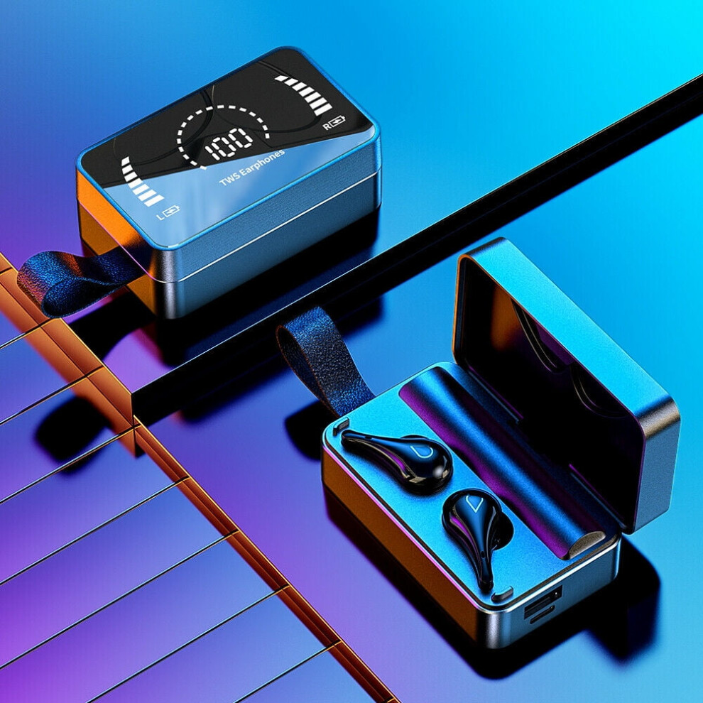 Tws Tooth 5.0 Earbuds With Noise Cancellation Blue 9107258678287