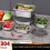 304 stainless steel food storage box rectangular 1 piece 3