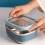 Stainless Steel Lunch Box with Lid 1.2L 3
